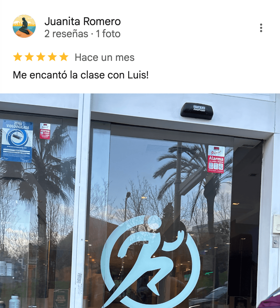 Reseña de 5 estrellas de 360Fitness Barcelona, captura 67 de mayo de 2025