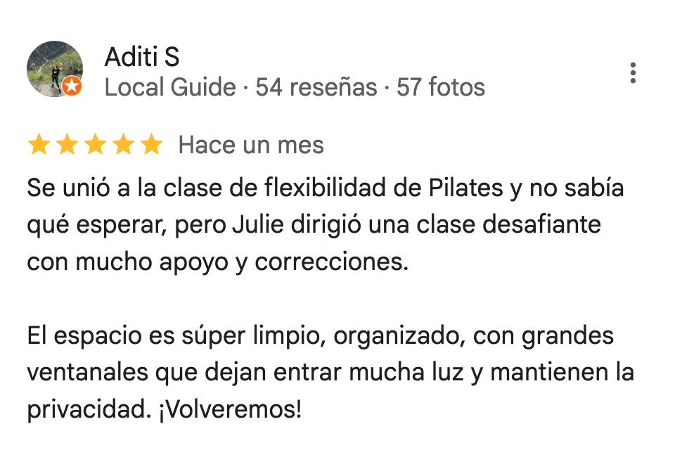 Reseña de 5 estrellas de 360Fitness Barcelona, captura 78 de mayo de 2025