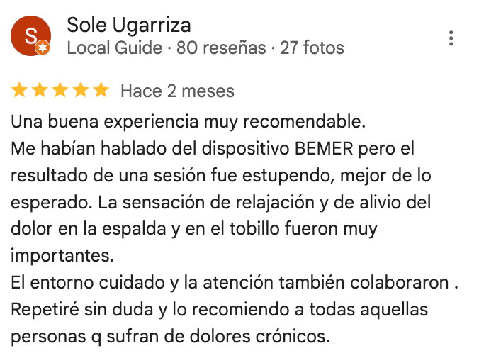 Reseña de 5 estrellas de 360Fitness Barcelona, captura 53 de agosto de 2025