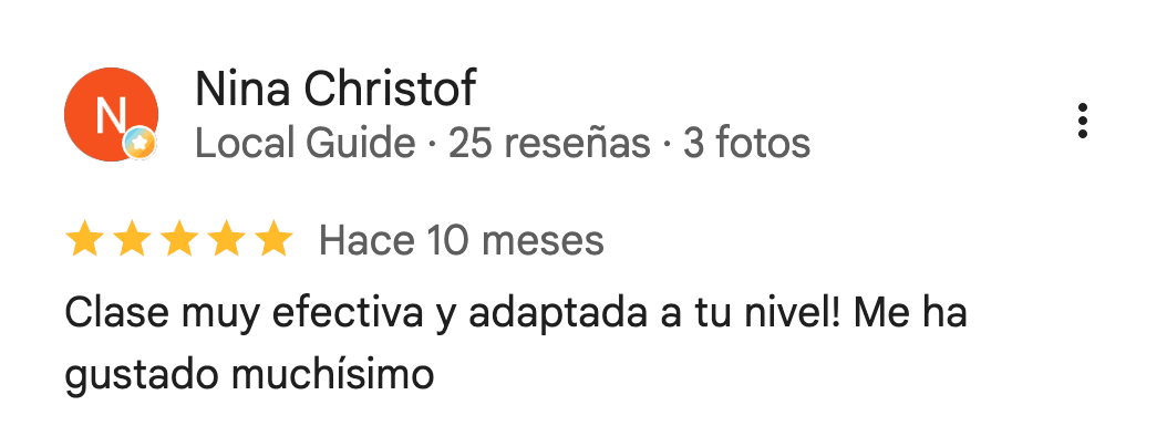 Reseña de 5 estrellas de 360Fitness Barcelona, captura 5 de julio de 2026