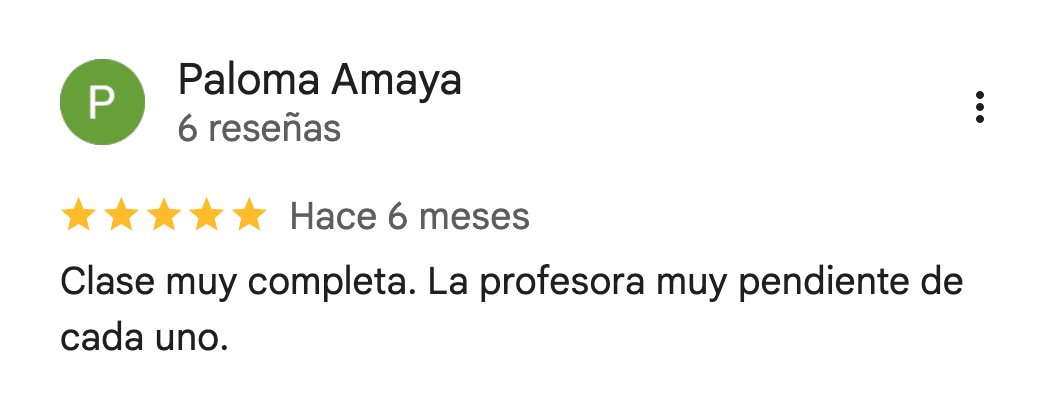 Reseña de 5 estrellas de 360Fitness Barcelona, captura 15 de julio de 2026