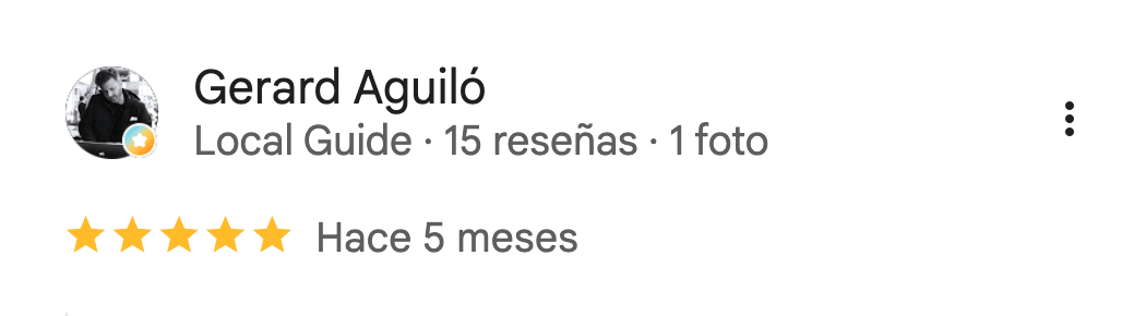Reseña de 5 estrellas de 360Fitness Barcelona, captura 16 de julio de 2026